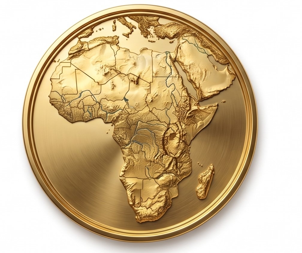 AbbaComms AI - Born in Africa Gold Emblem